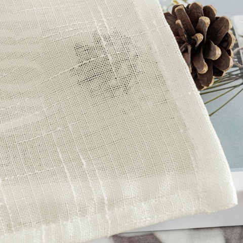 MIULEE Zasłony na szelkach, zestaw 2 przezroczystych 225 x 140 cm