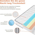 Materac 140 x 200 cm, 7-strefowy stopień twardości H3 22 cmSleremind