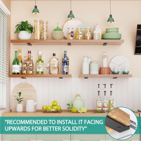 Metalowe wsporniki do półek 10 cm, wytrzymałe, 4 sztuki