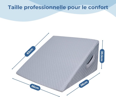 Poduszka Do Spania 60 x 50 30 cm Trojkątna Klin Poduszka Ortopedyczna