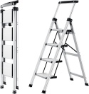 Produkt bez nazwDrabina Składana Aluminiowa 4 Stopnie 150kg Antypoślizgowa XinSunho