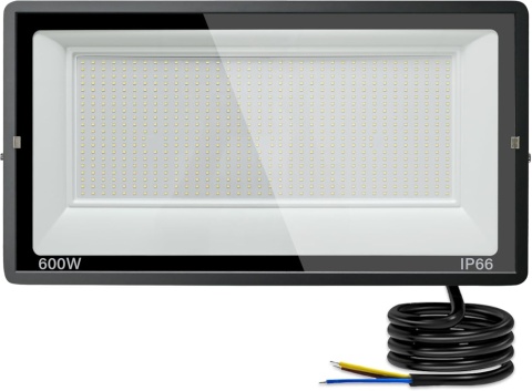 REFLEKTOR ZEWNĘTRZNY LED 600 W 60000 LM 6000 K Mocny Premium