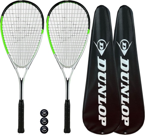 Rakieta Do Squasha Dunlop D SR HYPER LITE MAX Aluminium + Pokrowiec- 2 sztuki