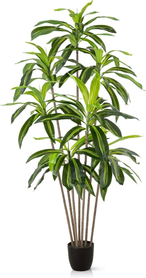 Sztuczna Palma AREKA Drzewko Sztuczne Kwiaty Stroik 180cm Duży Liść