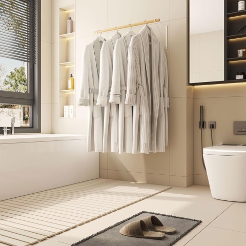 Wieszak garderoba ścienna IBUYKE o długości 80 cm