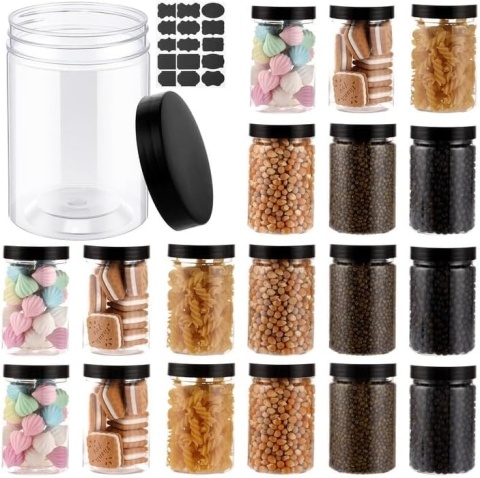Zestaw Pojemników do Przechowywania Żywności, 20 sztuk, Hermetyczne