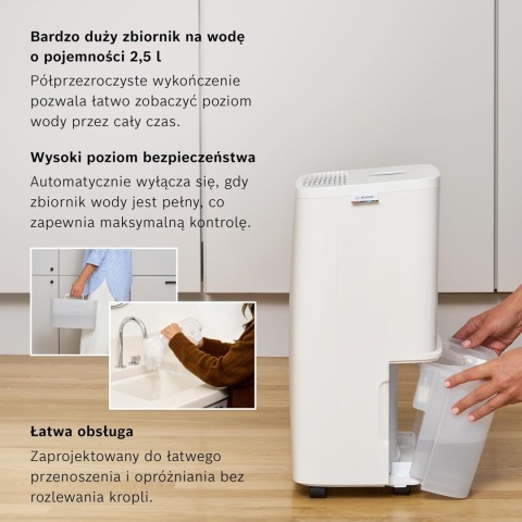 Bosch Dry 1000 - Osuszacz powietrza - Wydajny, Cichy