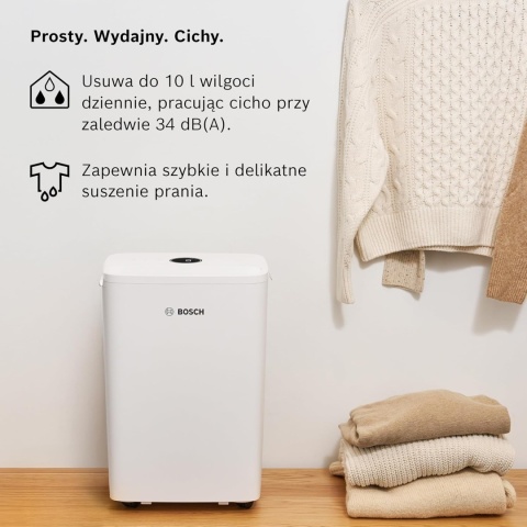Bosch Dry 1000 - Osuszacz powietrza - Wydajny, Cichy