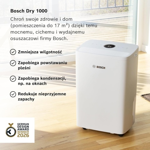 Bosch Dry 1000 - Osuszacz powietrza - Wydajny, Cichy