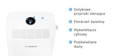 Bosch Dry 1000 - Osuszacz powietrza - Wydajny, Cichy