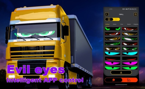 ELASTYCZNY PANEL LEDOWY WYŚWIETLACZ 12x60cm APLIKACJA, PILOT- 2 SZTUKI