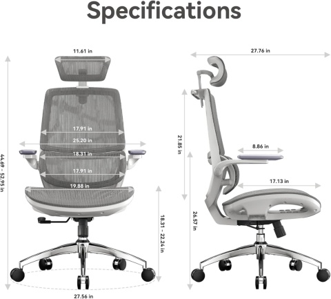 SIHOO M59AS Ergonomiczne krzesło biurowe