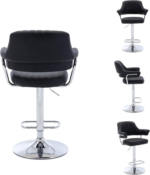 Hnnhome, Nowoczesny, tapicerowany stołek barowy