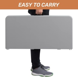 HollyHOME Składany stół kempingowy piknikowy kwadratowy 87 cm M1203