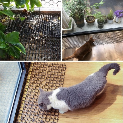 JMIATRY zestaw 32 sztuk kratek z kolcami, 20 x 40 cm ochrona przed kotami