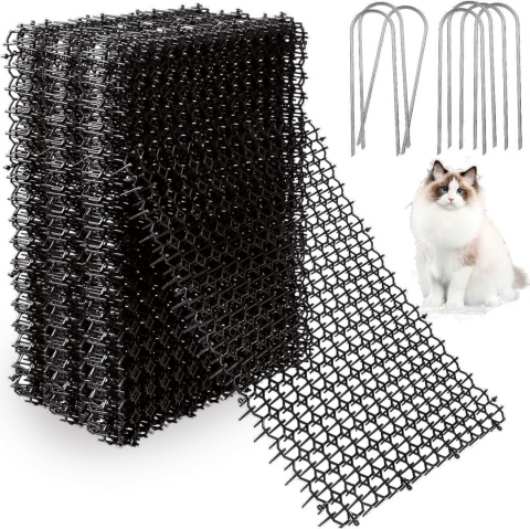 JMIATRY zestaw 32 sztuk kratek z kolcami, 20 x 40 cm ochrona przed kotami