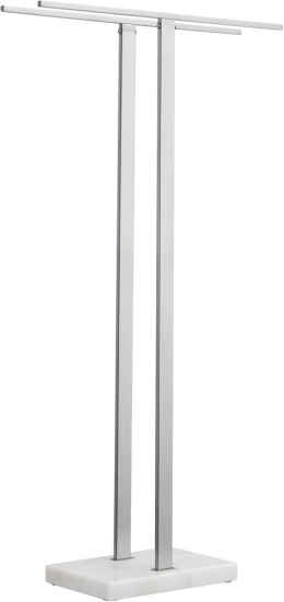 Stojące wieszaki na ręczniki KES do łazienki, z ciężką marmurową podstawą