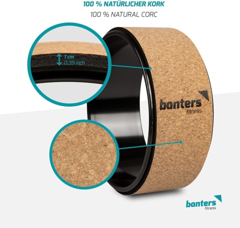 Koło do jogi z naturalnego korka Banters