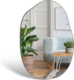 Lustro Dekoracyjne Asymetryczne Designerskie Do Przedpokoju i Garderoby 96 cm