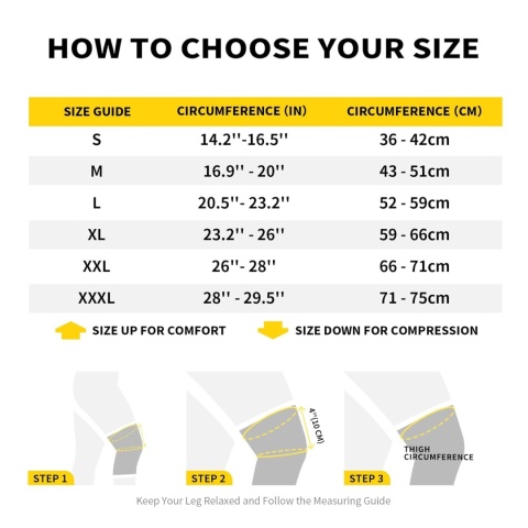 Orteza kolana na ból kolana, kompresyjne ochraniacze