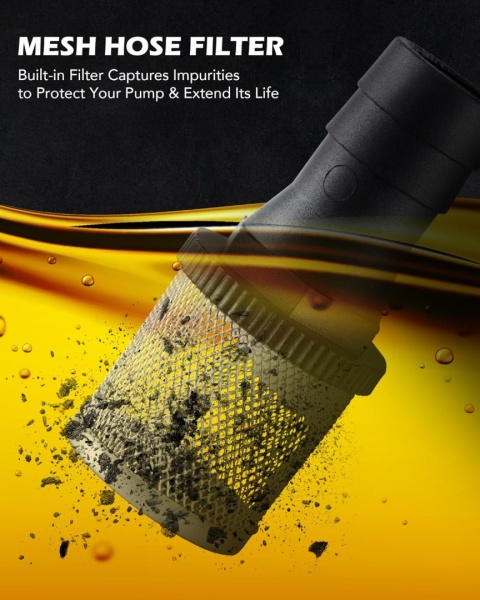 Orion Motor Tech Pompa diesla 12 V, pompa ssąca, pompa paliwowa, 45 l/min