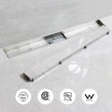 SaniteModar Odpływ łazienkowy liniowy ze stali nierdzewnej 90cm