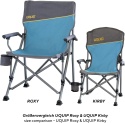 Uquip Kirby Krzesło turystyczne z oparciem składane dla dziecka