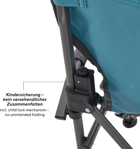 Uquip Kirby Krzesło turystyczne z oparciem składane dla dziecka