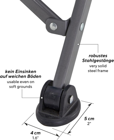 Uquip Kirby Krzesło turystyczne z oparciem składane dla dziecka