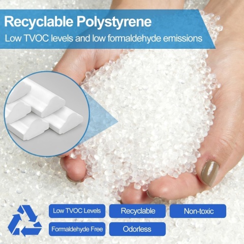 Zestaw 6 wstępnie wyciętych listew ściennych, samoprzylepny sztukateria