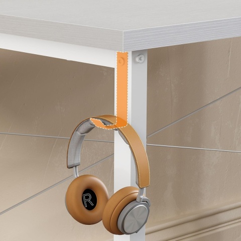 Biurko prostokątne ODK 120 x 50 x 74 cm biale nowoczesne