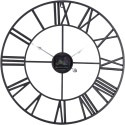 DUŻY METALOWY ZEGAR ŚCIENNY 60 CM CICHY MECHANIZM ARVENTA STYLE