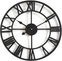 DUŻY METALOWY ZEGAR ŚCIENNY 60 CM CICHY MECHANIZM ARVENTA STYLE