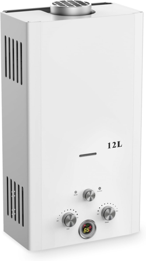 Gazowy podgrzewacz przepływowy 12 l/min 24 kw natychmiastowa stabilna