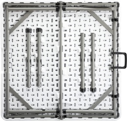 HollyHOME Składany stół kempingowy piknikowy kwadratowy 87 cm M1203