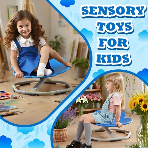 KARUZELA MINI OBROTOWE SIEDZISKO SENSORYCZNE Krzesło obrotowe