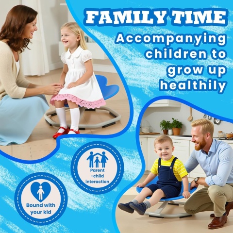 KARUZELA MINI OBROTOWE SIEDZISKO SENSORYCZNE Krzesło obrotowe