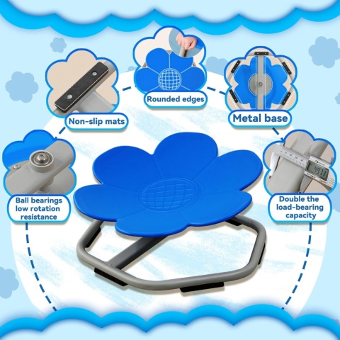 KARUZELA MINI OBROTOWE SIEDZISKO SENSORYCZNE Krzesło obrotowe