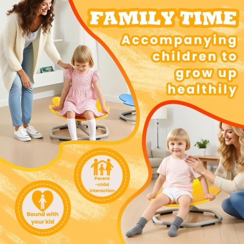 KARUZELA MINI OBROTOWE SIEDZISKO SENSORYCZNE Krzesło obrotowe