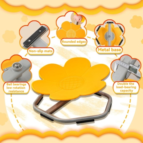 KARUZELA MINI OBROTOWE SIEDZISKO SENSORYCZNE Krzesło obrotowe