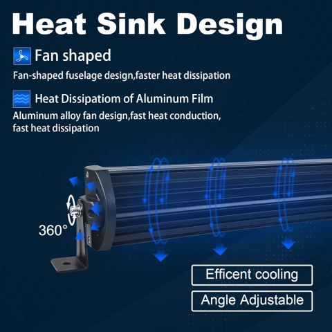 Listwa oświetleniowa LED reflektor do pojazdów terenowych 132cm 675W