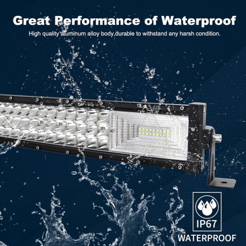 Listwa oświetleniowa LED reflektor do pojazdów terenowych 132cm 675W