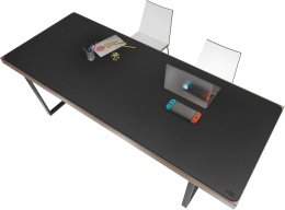 Mata ochronna na stół biurko komodę blat 2,6mm 200x80cm CZARNA