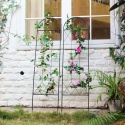 PERGOLA OGRODOWA METALOWA PODPORA DO ROŚLIN RÓŻ KWIATÓW KRATKA ZESTAW 150CM