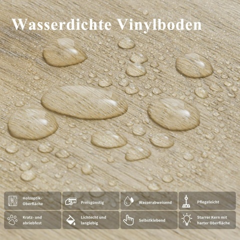 Panele Winylowe Samoprzylepne 5m² Deski parkiet WODOODPORNE