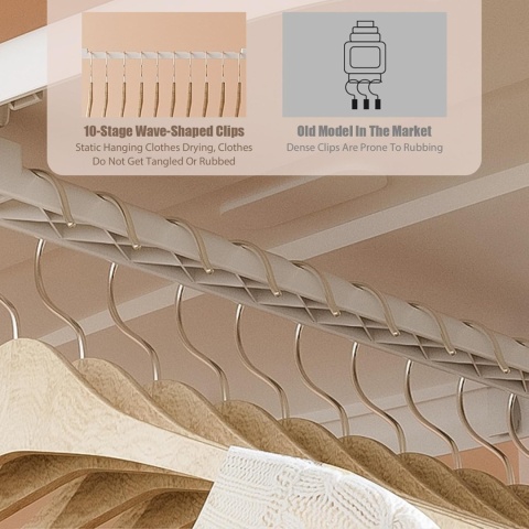 Portable Clothes Dryer, automatyczna maszyna do prasowania i składania, 1000 W