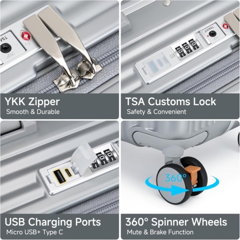 Sea choice Bagaż podręczny, twarda obudowa walizka