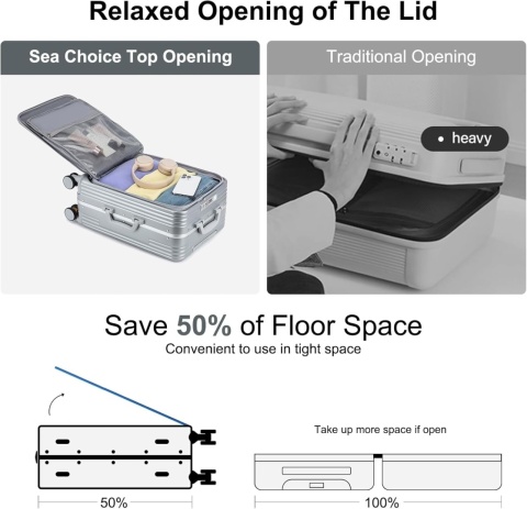 Sea choice Bagaż podręczny, twarda obudowa walizka