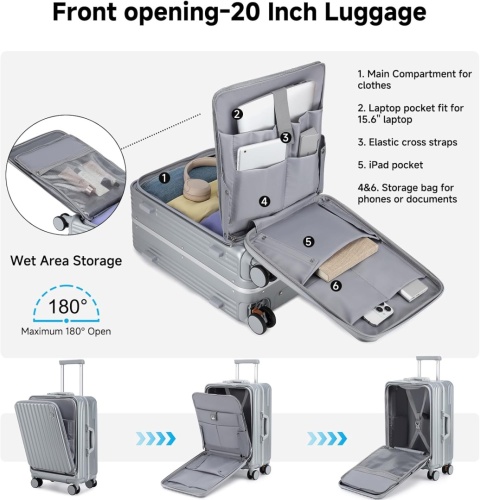Sea choice Bagaż podręczny, twarda obudowa walizka