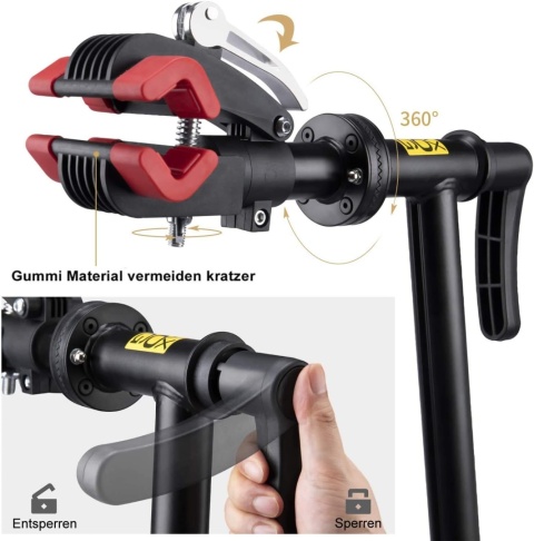 Stojak Do Naprawy Rowerów Maks Nośność 30KG Zakres Wysokości 102–160CM